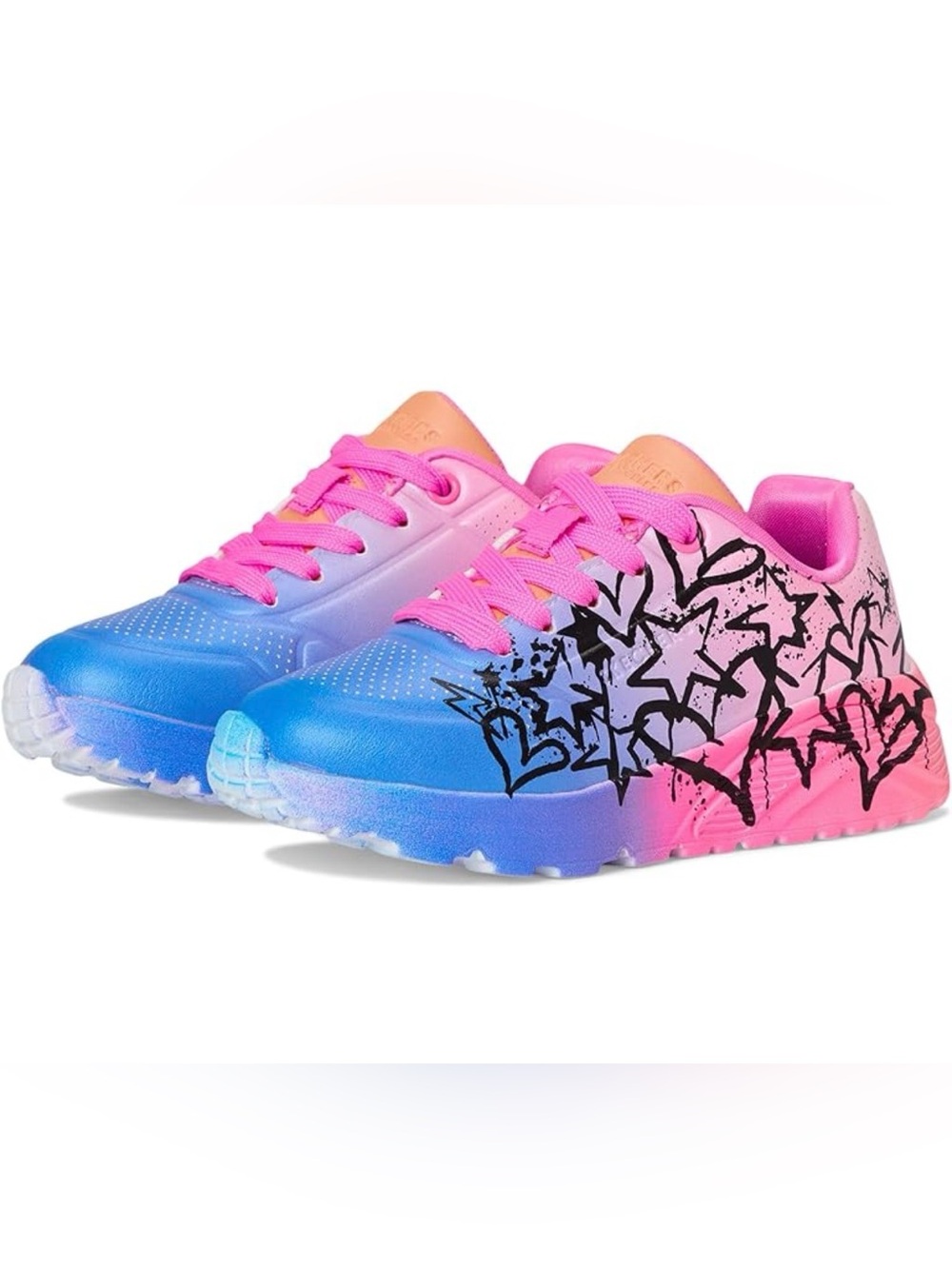 Sketchers Uno Lite My Drip Stylish Comfy Colorful Sneaker Shoes Size 11